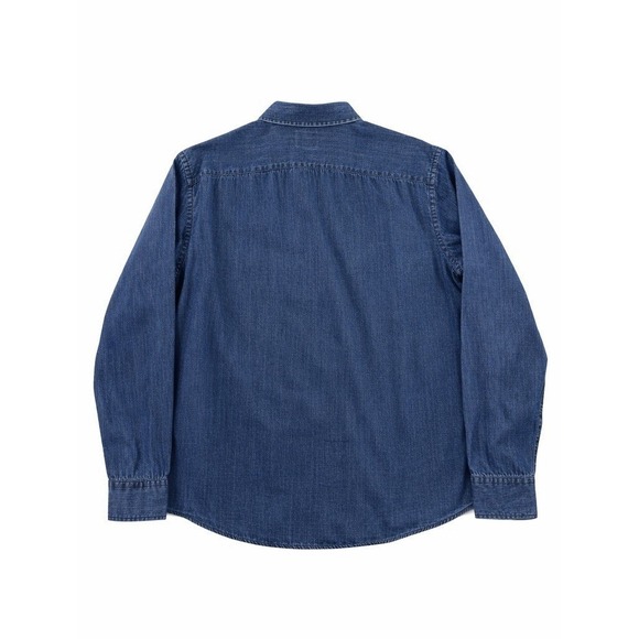 UNTUCKIT Men's Epluchage Buttondown Longsleeve Blue Denim Shirt XX-Large - Picture 2 of 8